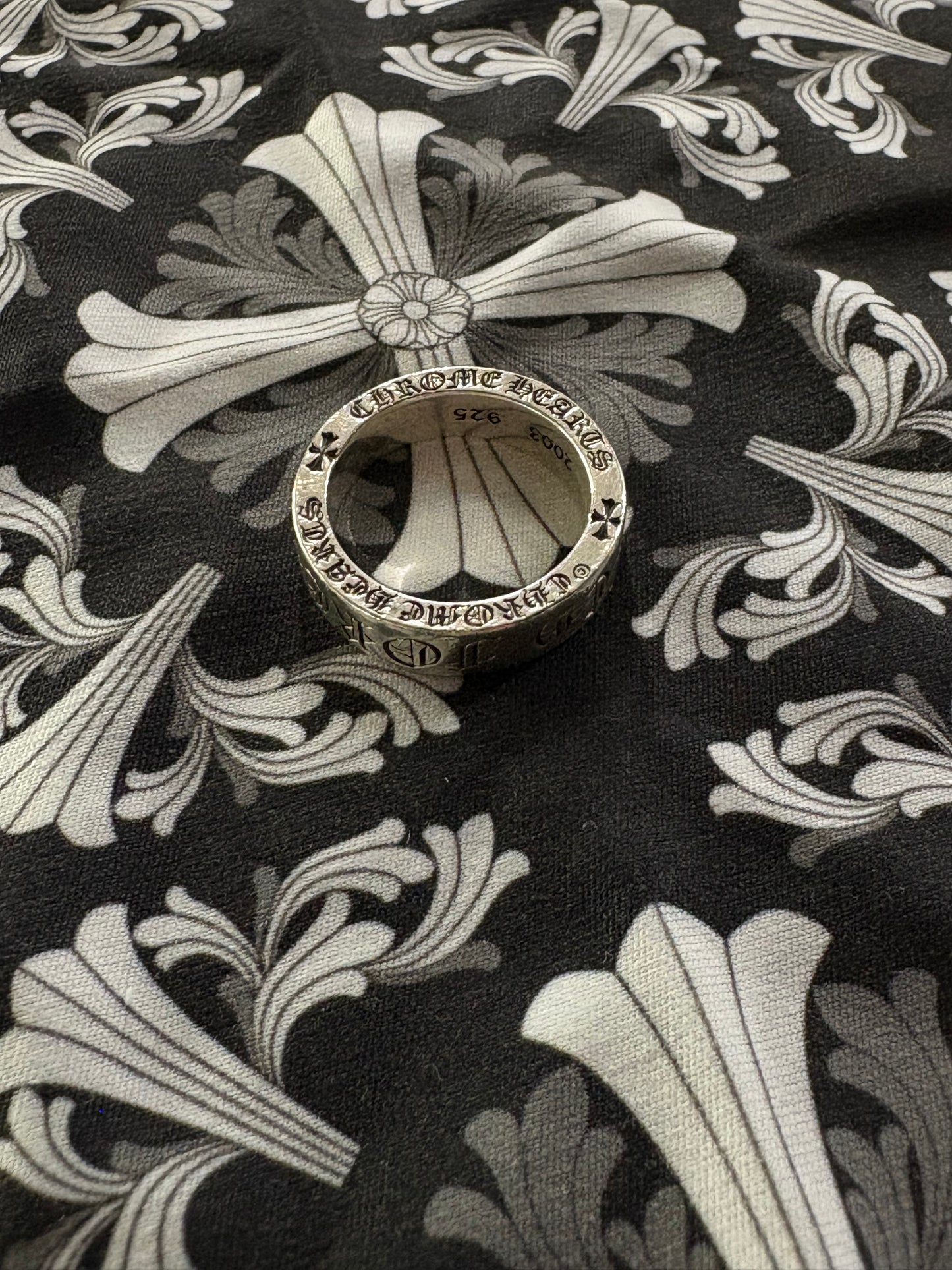 (8.5) .925 Chrome Forever Ring