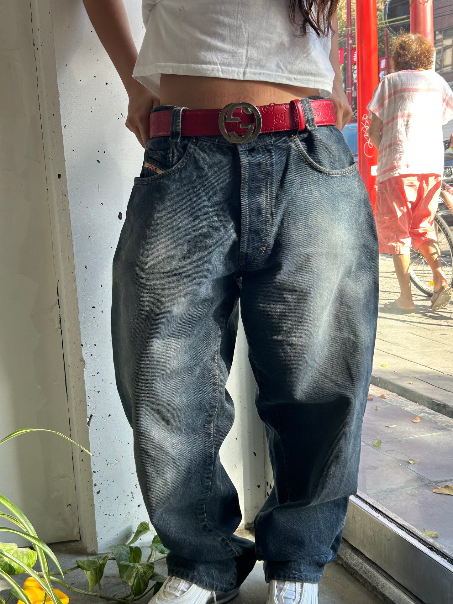 (34”) Diesel Enzyme Wash Denim