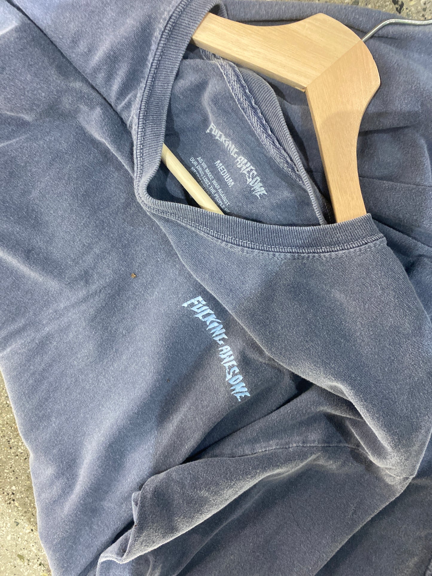 (M) Fkin Awesome Sunfaded LS