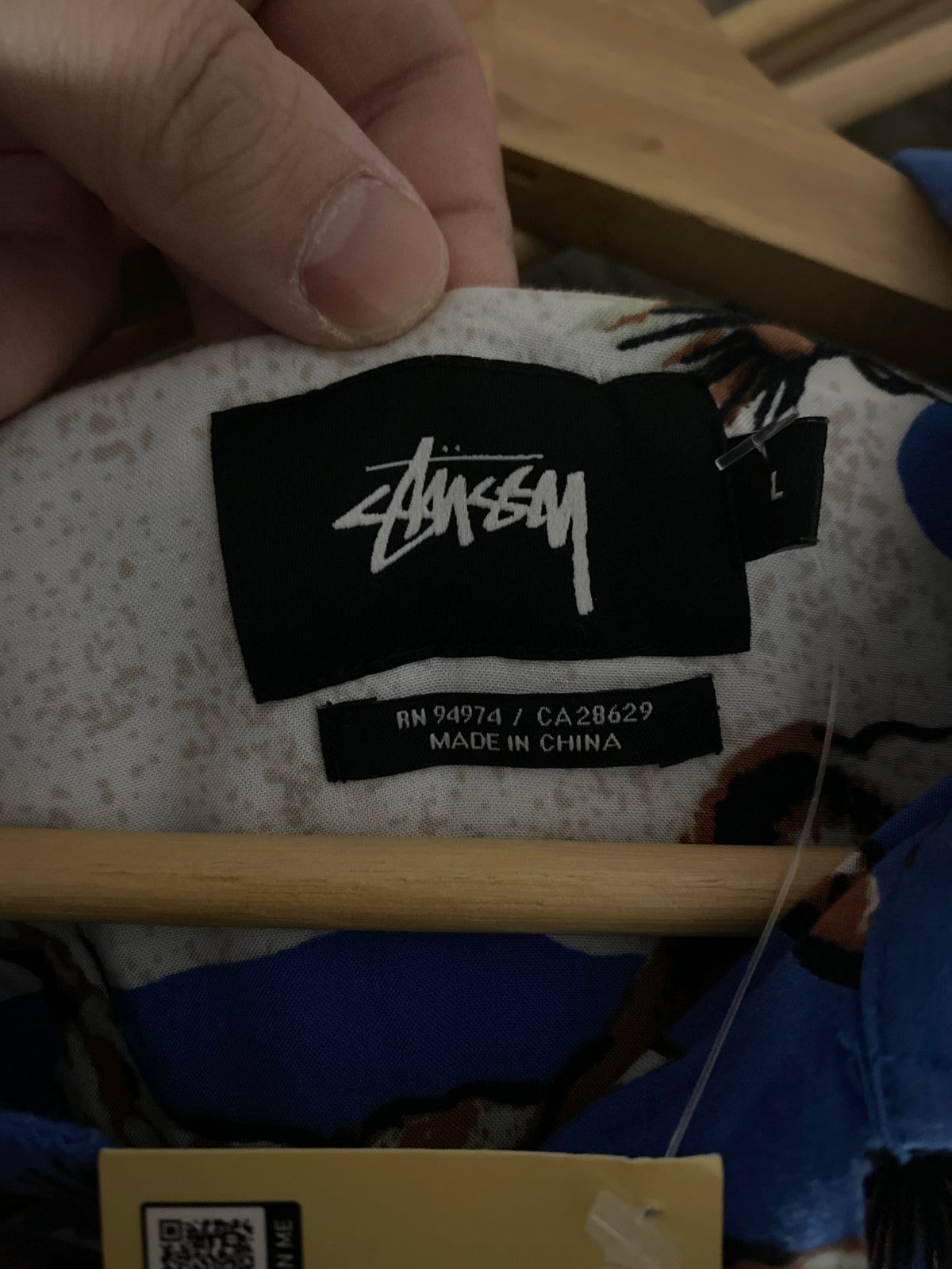 (L) Stussy Falcon Rayon Shirt