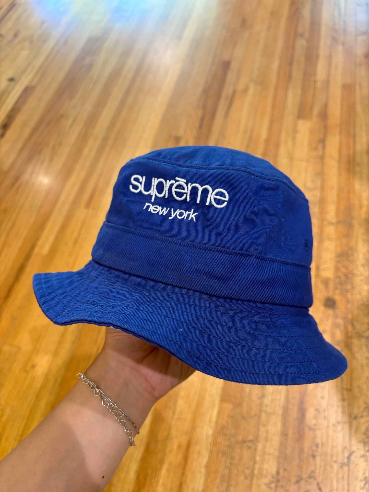 (S/M) Supreme Blue Bucket