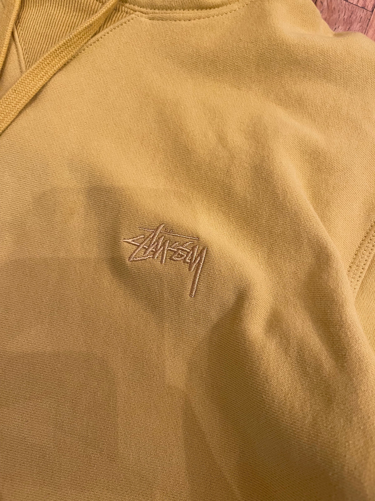 Yellow Tonal Stussy Hoodie
