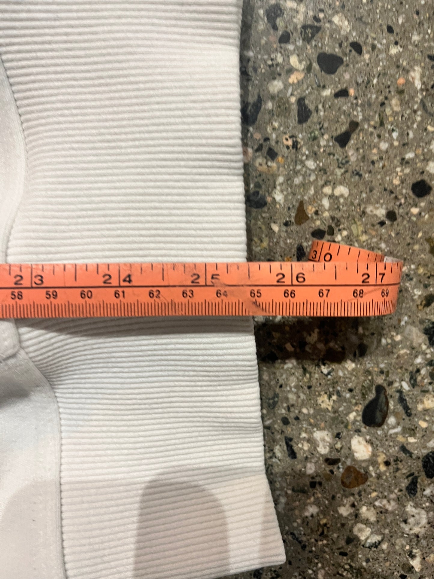 (S) Stussy White Script Hoodie