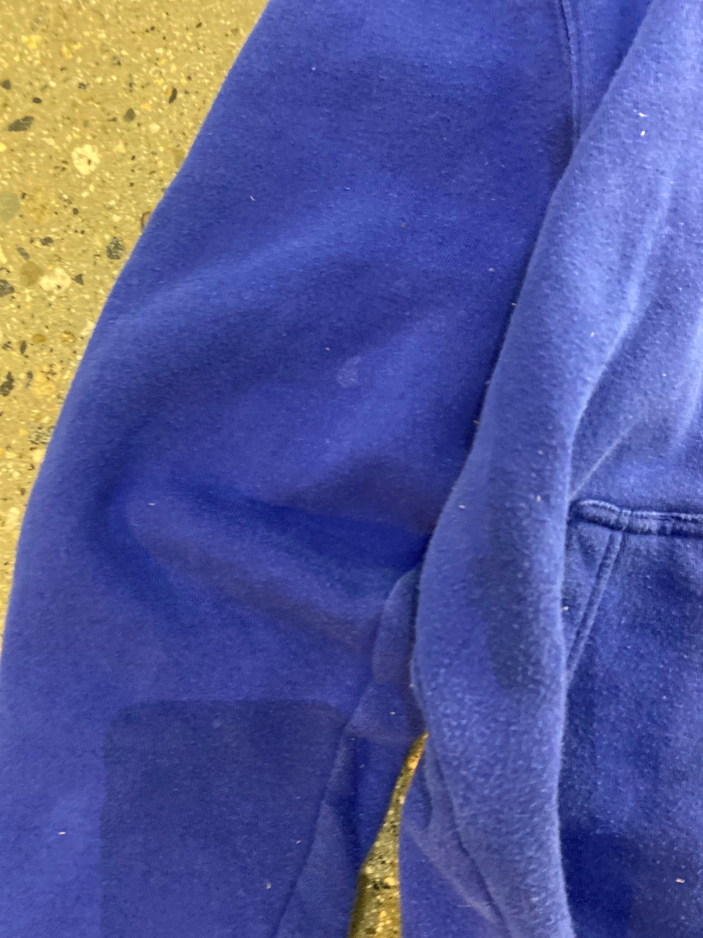 (S) Stussy Royal Blue Embroidery Hoodie