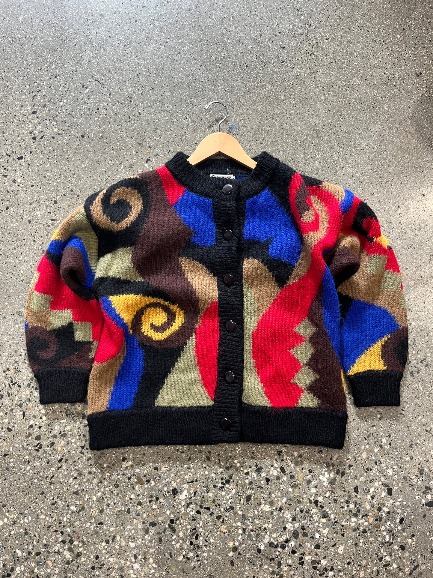 (M) Multicolor Knit Cardigan Style