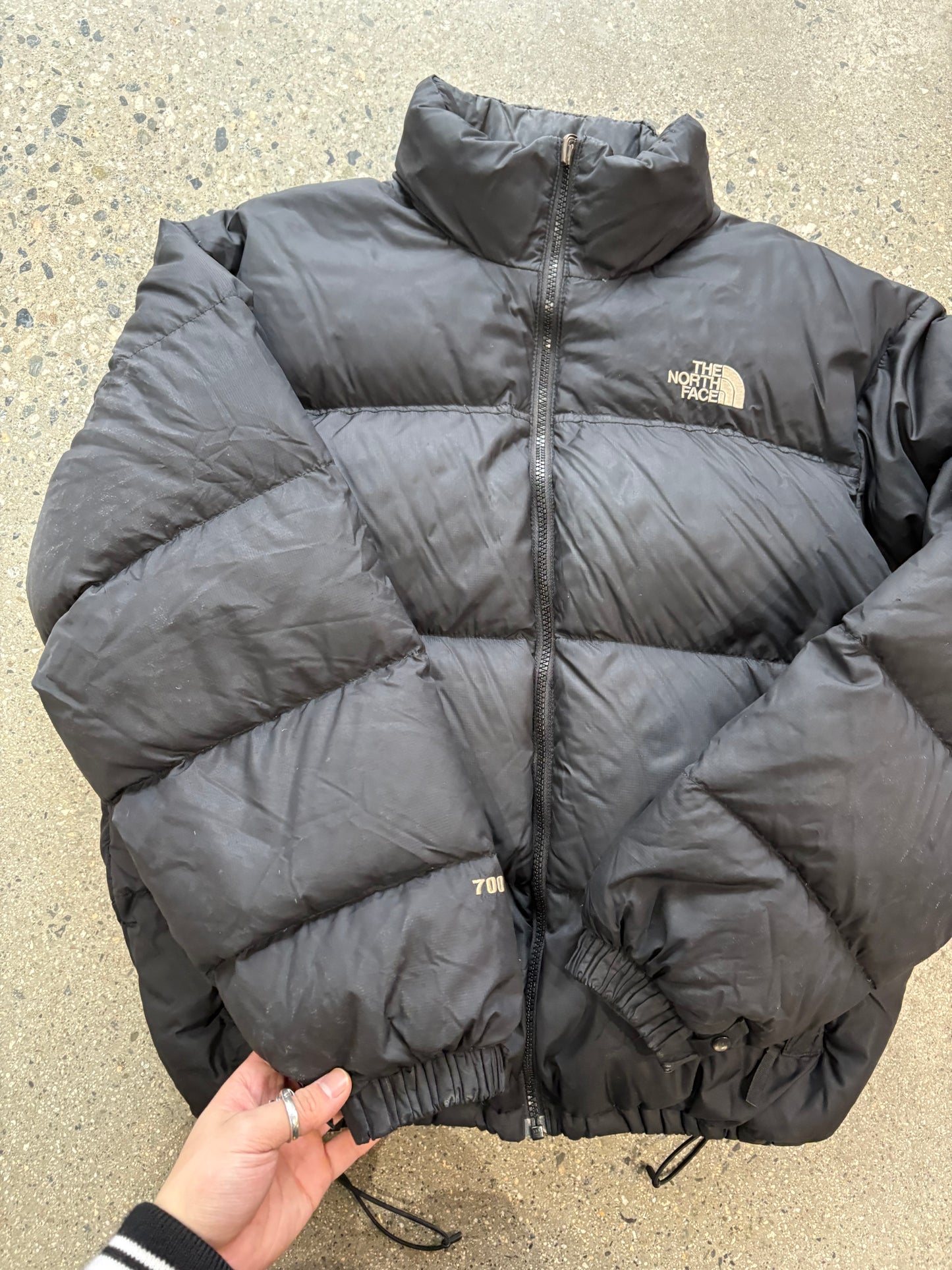 North Face 700 Black Puffer