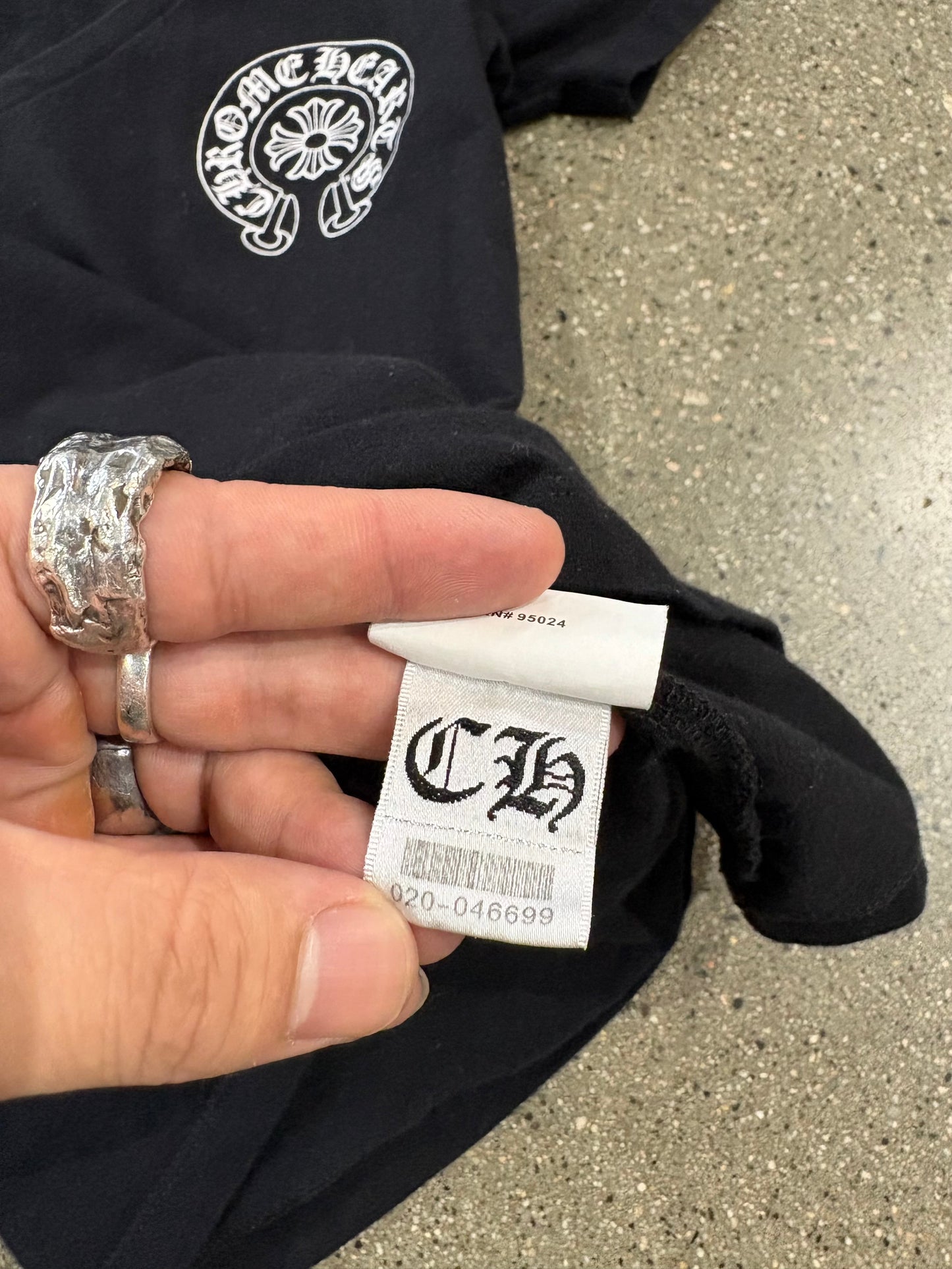 (Xs) Womens Chrome Hearts Baby Tee