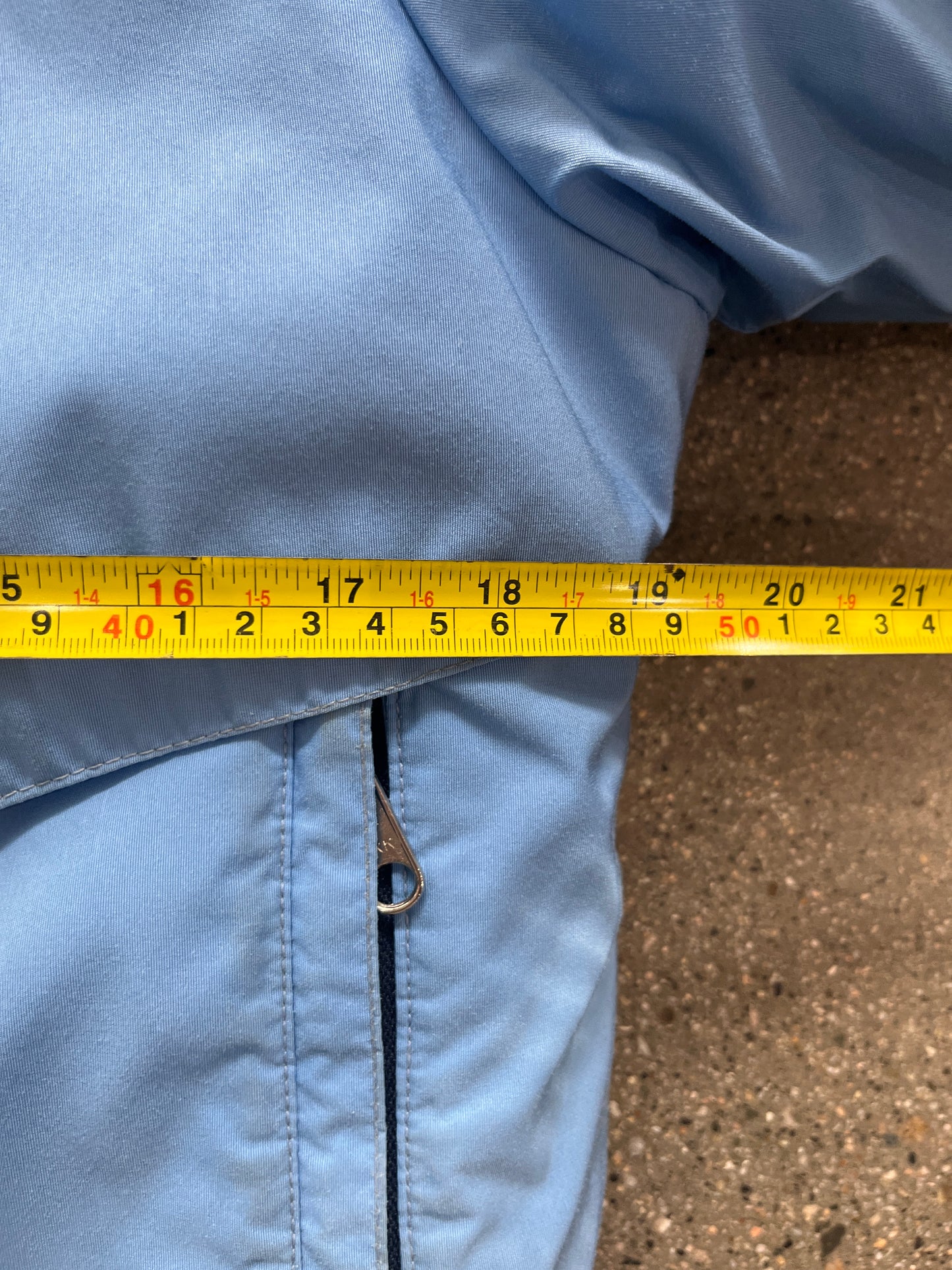 (Womens S/M) 80s/90s TNF Sky Blue Puffer