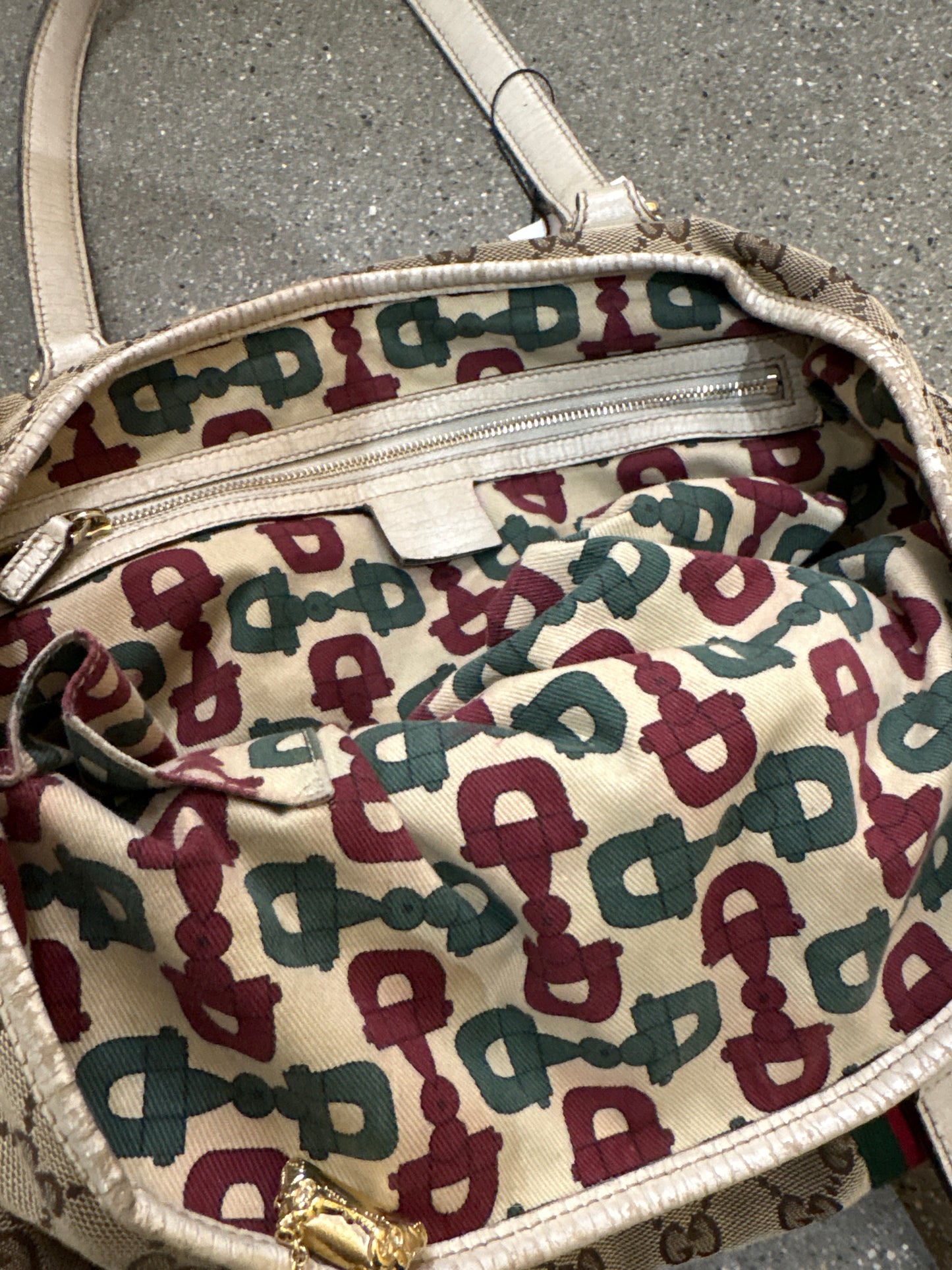 (OS) Gucci Sherry Line Tote Bag — (As is)