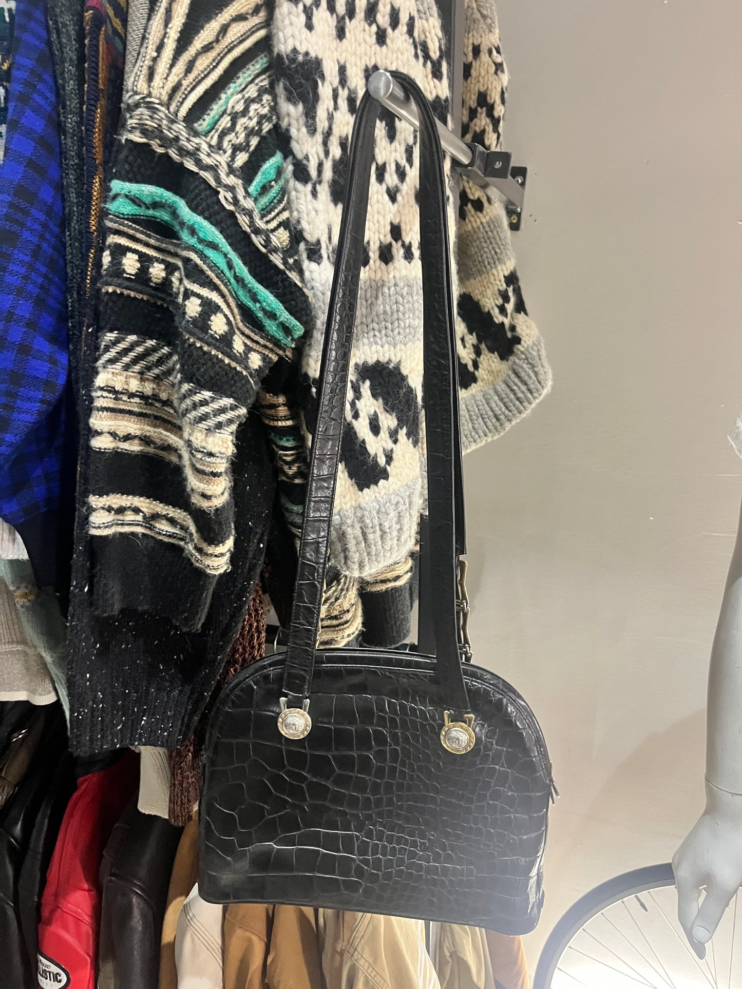 (os) Versace 90’s Leather Bag