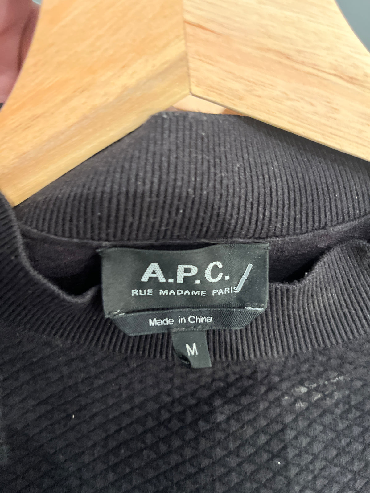 (M) APC Waffle Knitted Top