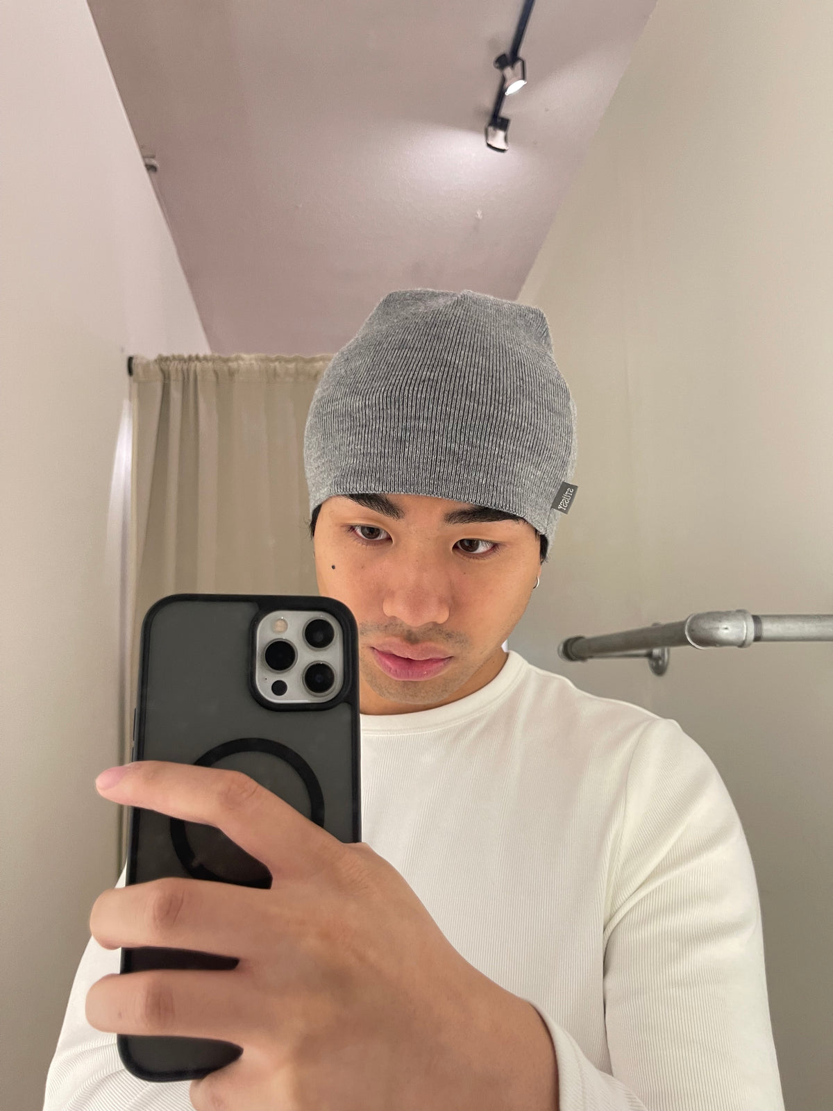 (OS) 2000s Grey Stussy Skully