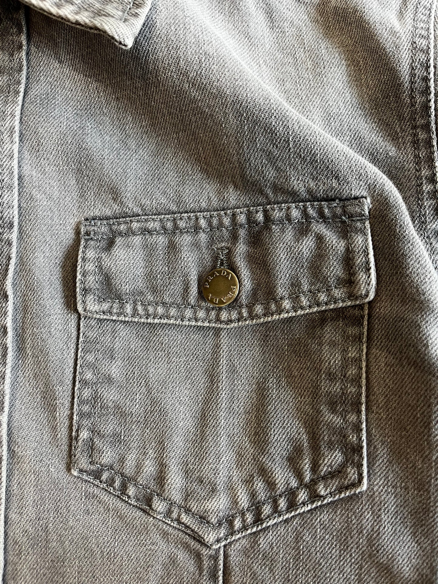 (M) 2014 Prada Denim Cropped