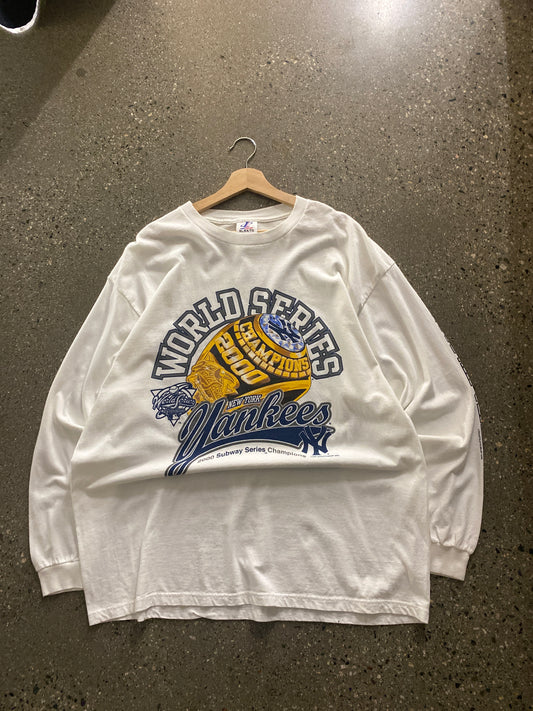 (XL/2X) 2000 WORLD SERIES NYY CHAMPS LS