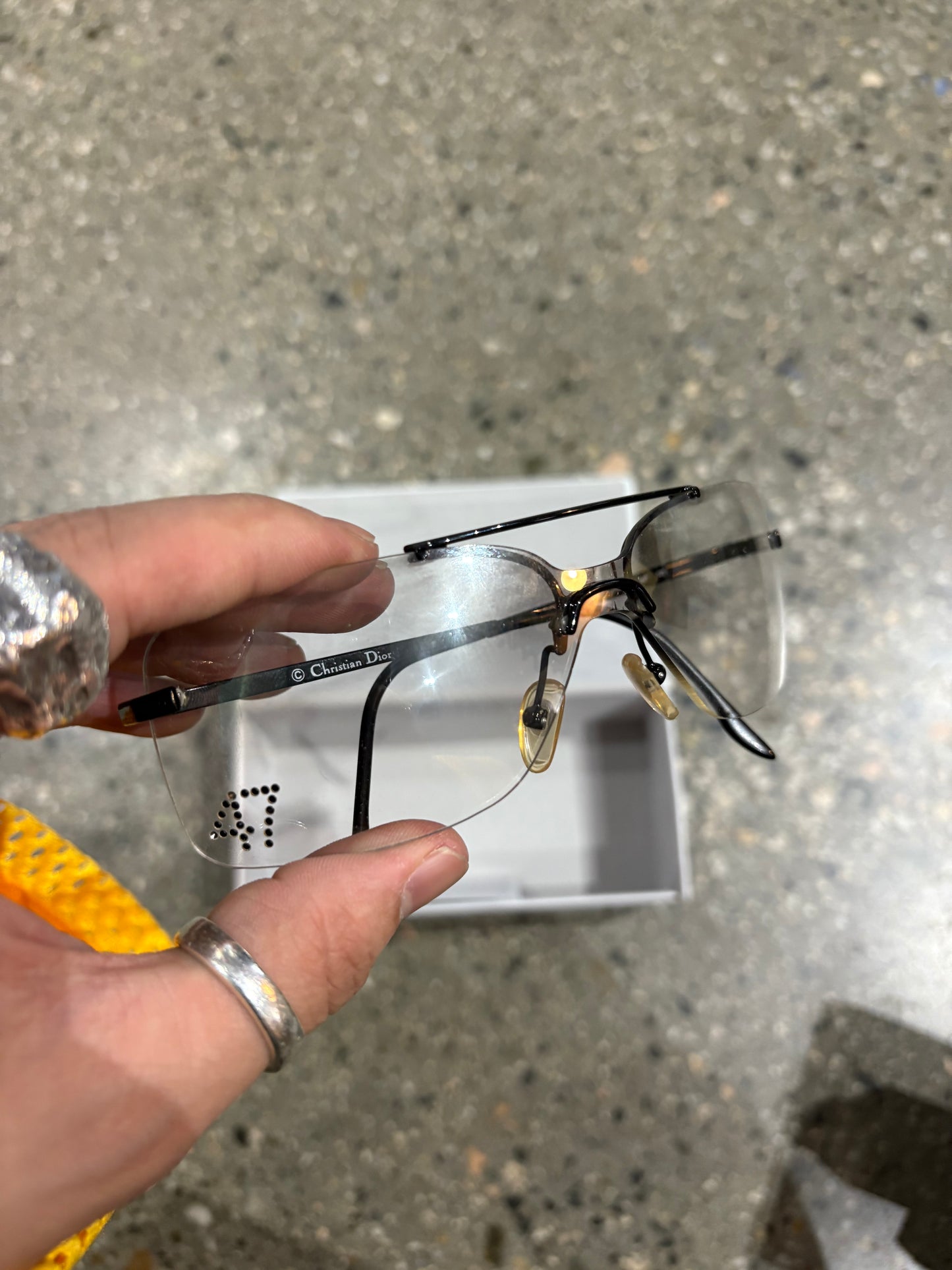 Dior 47 Rimless Glasses