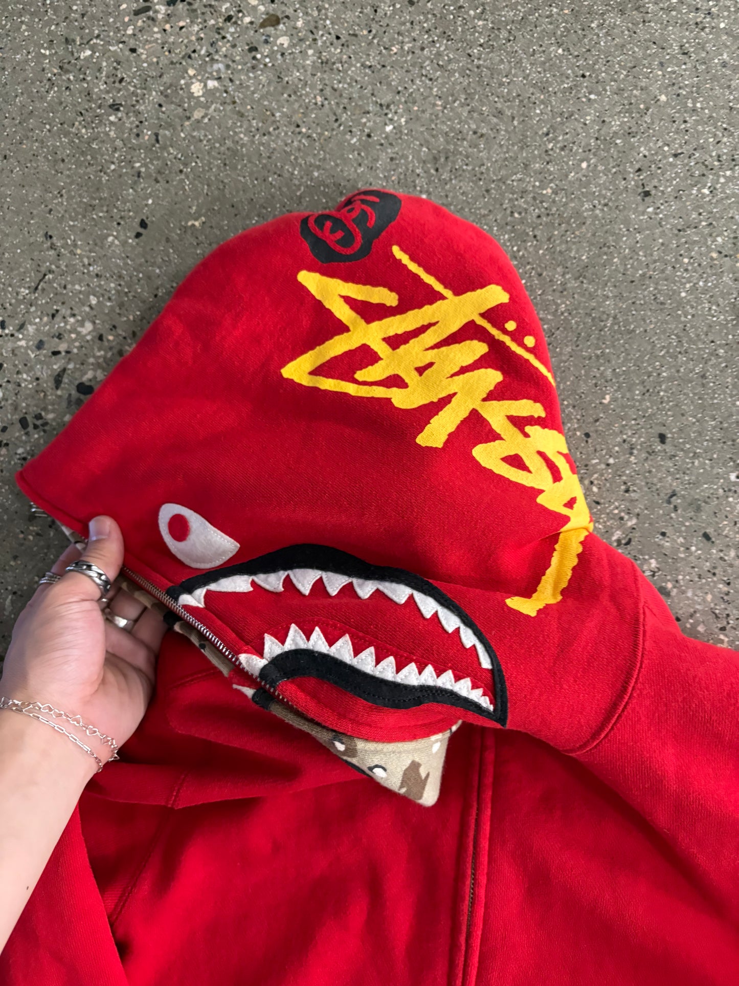 (S) Bape x Stussy 2013 Full Zip