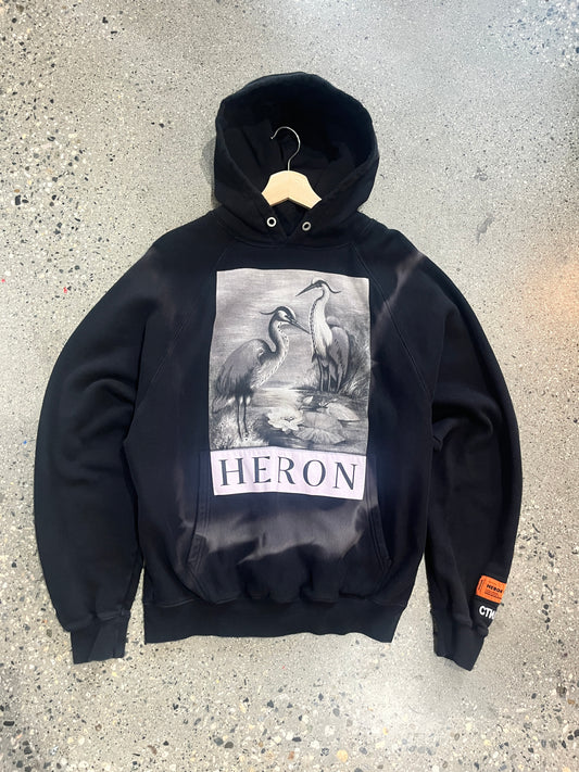 (L) Heron Preston Black Hoodie