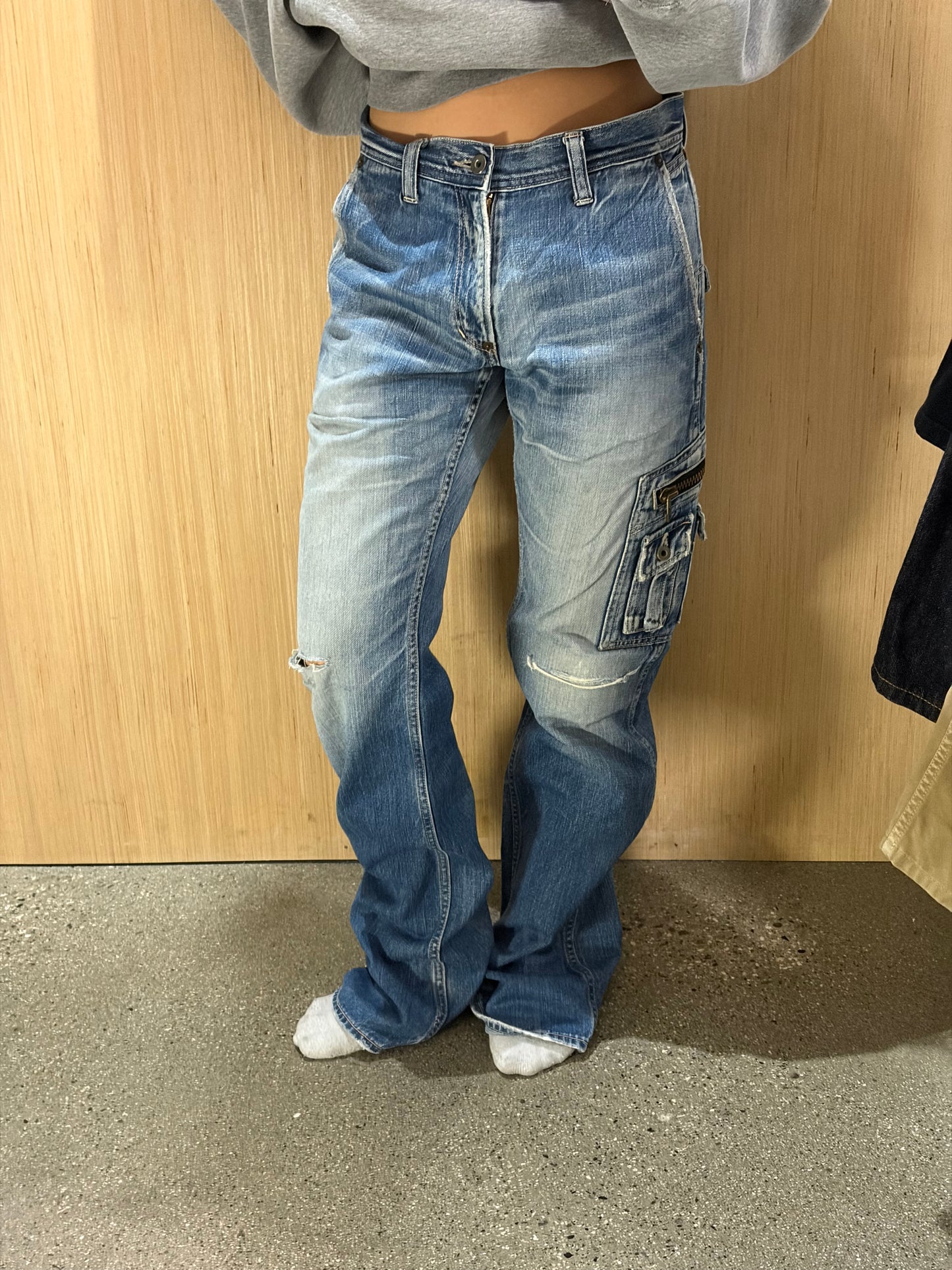 (31”) John Bull Japanese Blue Utility Jeans