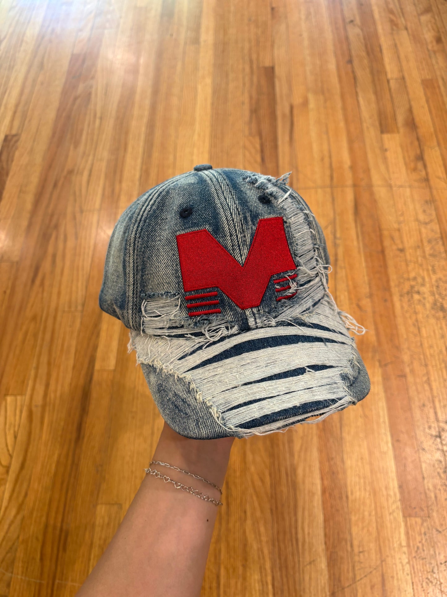 (OS) Mowalola Mind Game Distress Cap