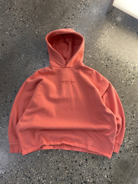 (XL/2X)Essentials Salmon Hoodie