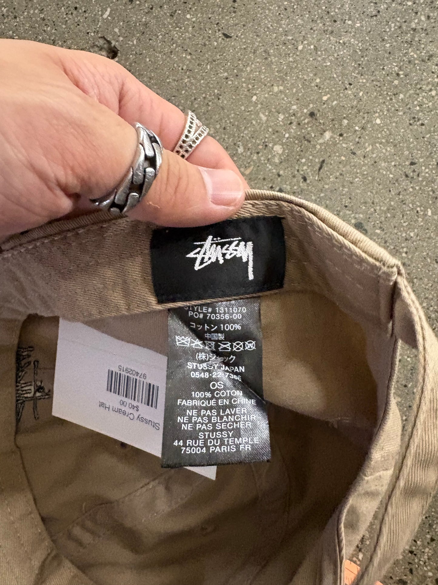 (OS) Stussy Cream Hat