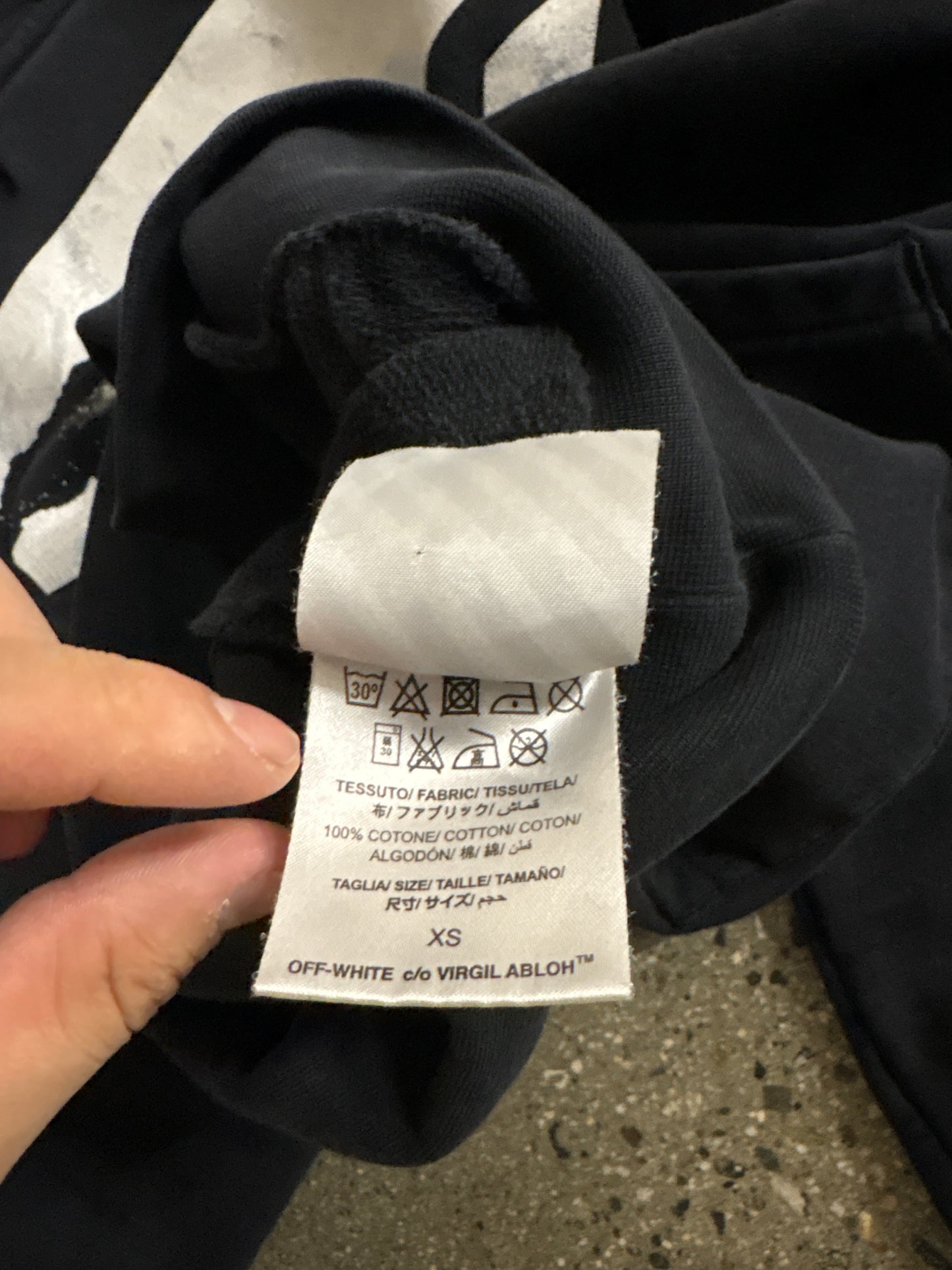 (XS) Offwhite Diana Gun Hoodie