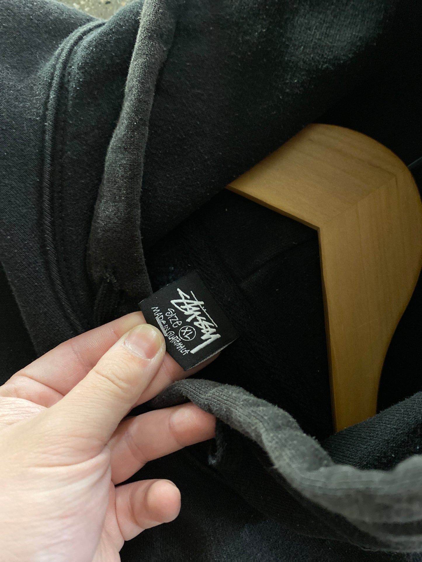 (XL) Stussy Vancouver Chapter Hoodie Black