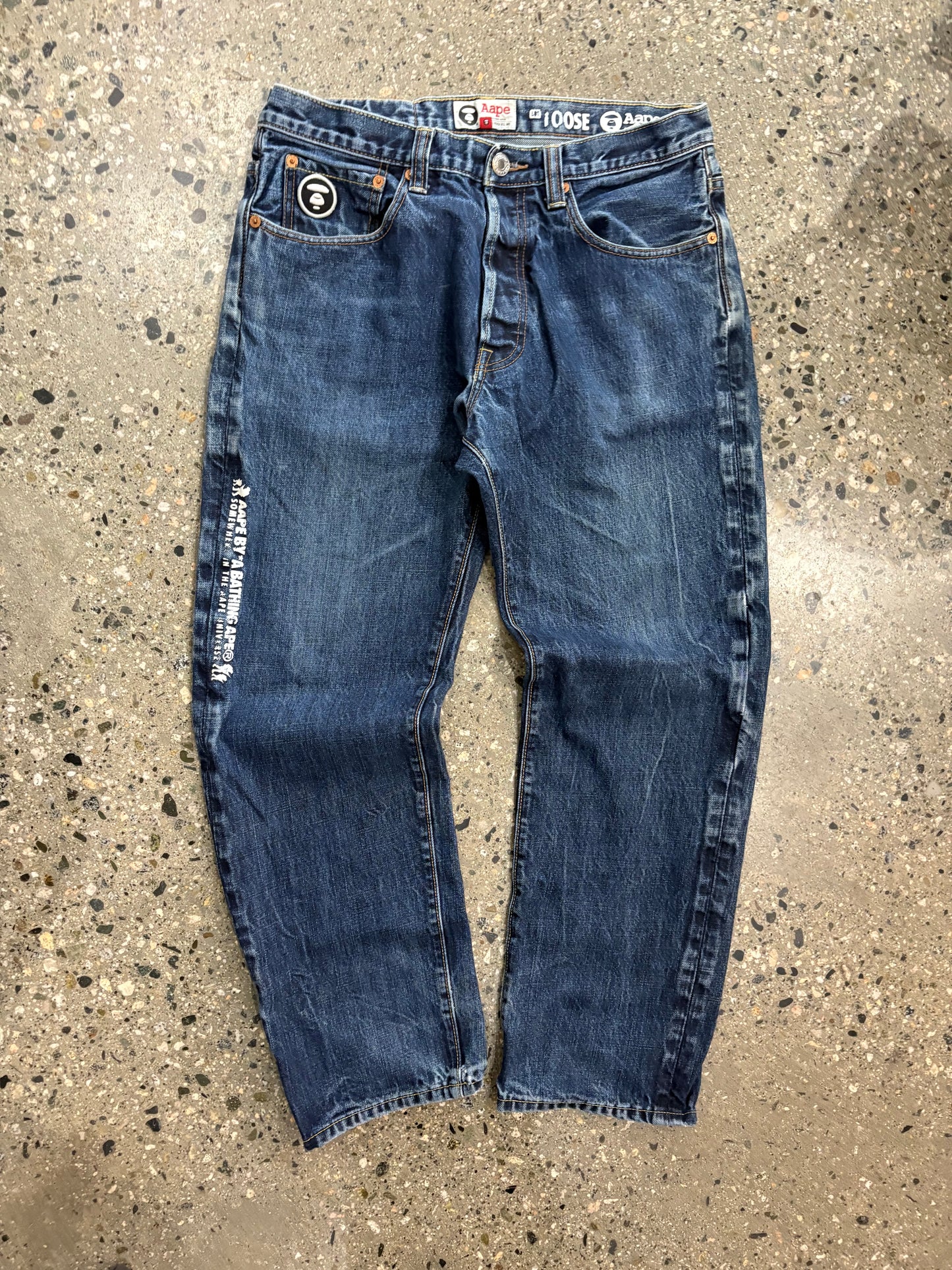 30” AAPE Jeans
