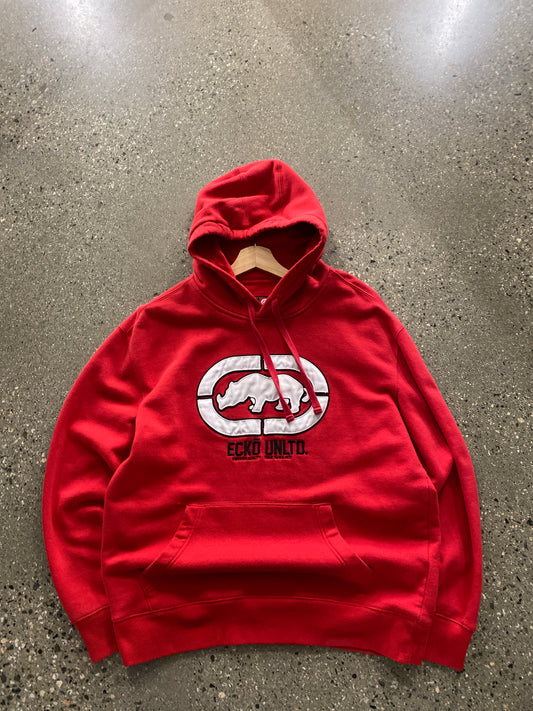 (L/XL) Red ecko hoodie