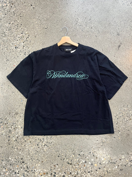 (XL) Wind & Sea Cursive Script Tee