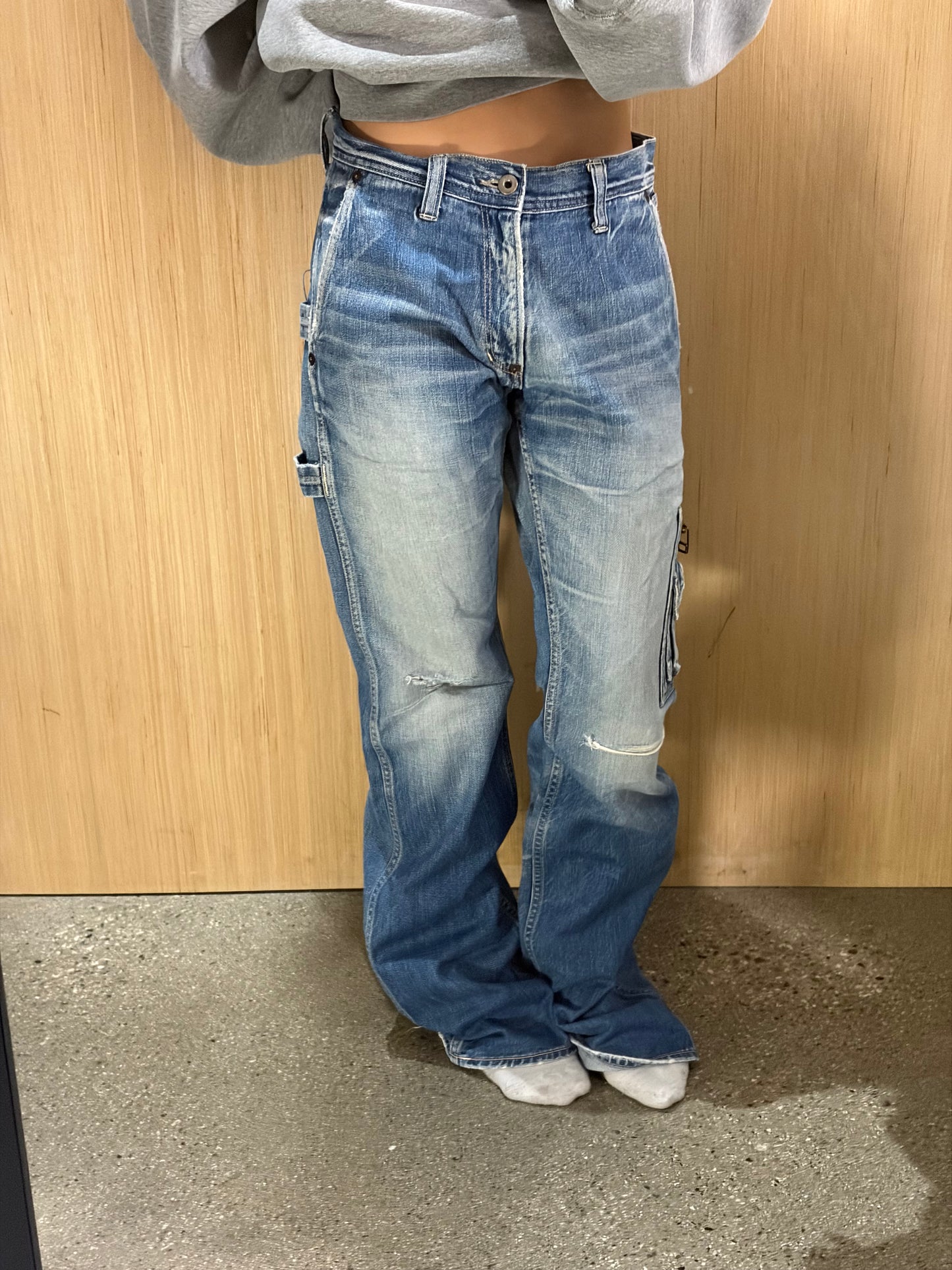 (31”) John Bull Japanese Blue Utility Jeans