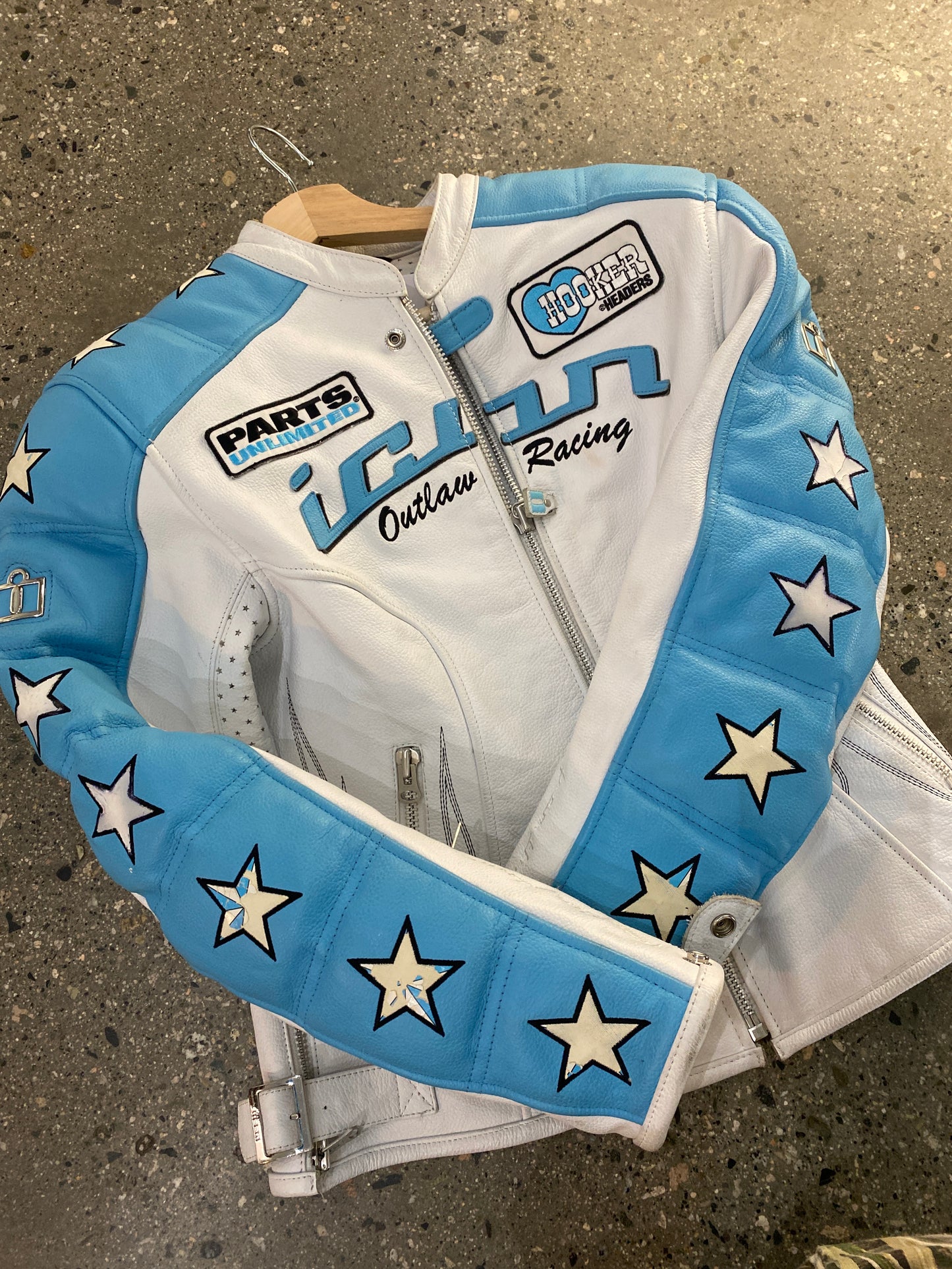 (M womens) Icon full leather jacket ( Removable Padding )