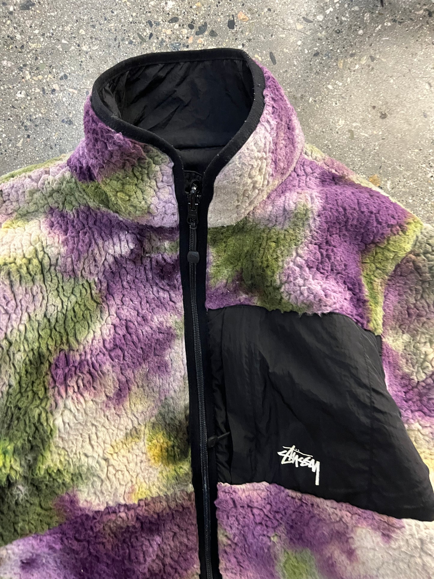 (M) Stussy Micofleece Reversible