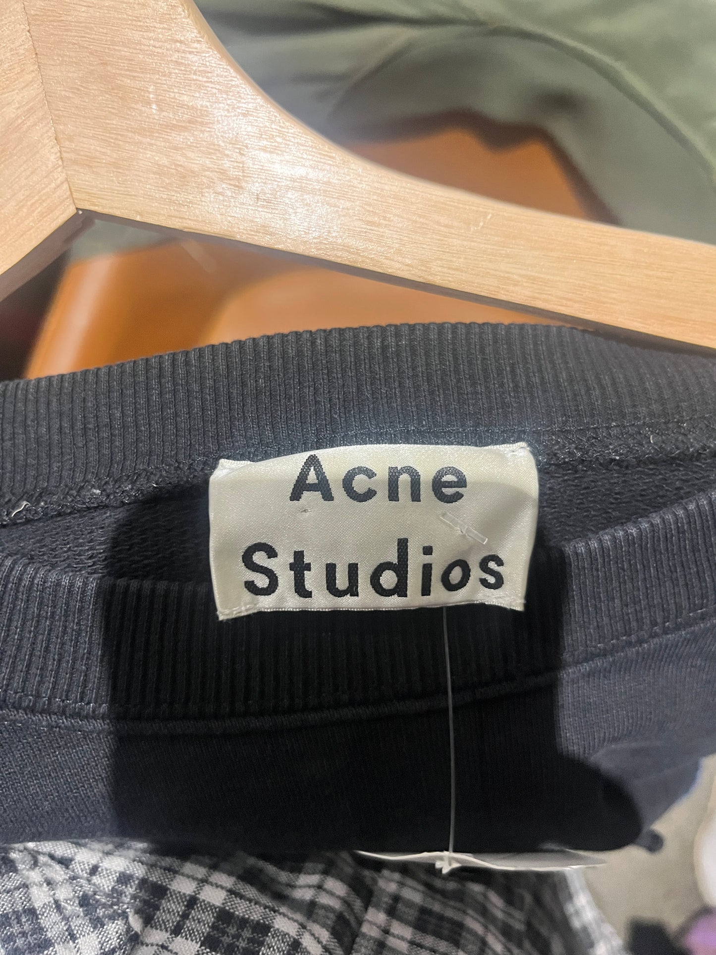 (L/XL) Acne Studios Jacquard Patch Crewneck