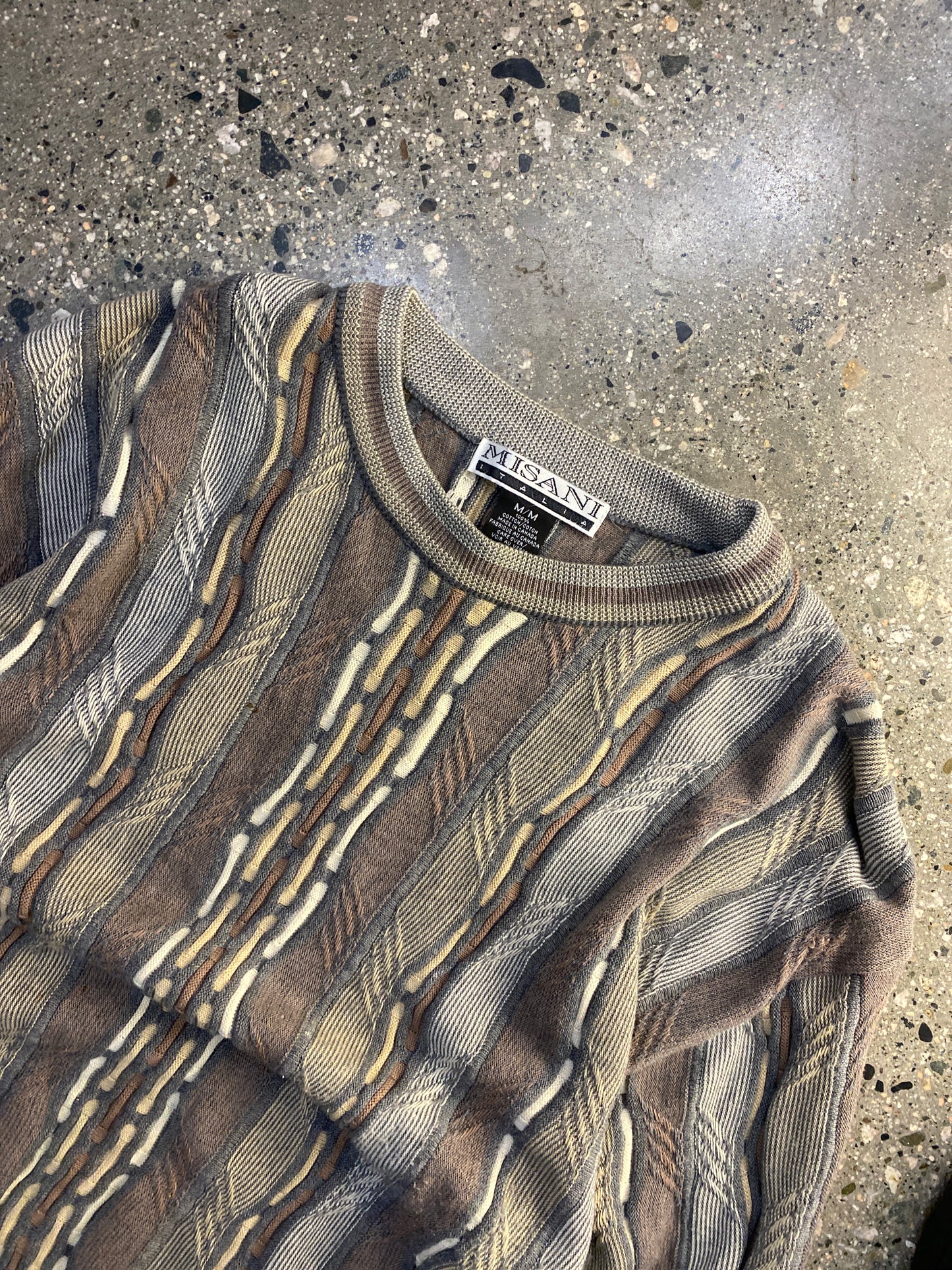 (M/L) Misani 3D Coogi Style Knit