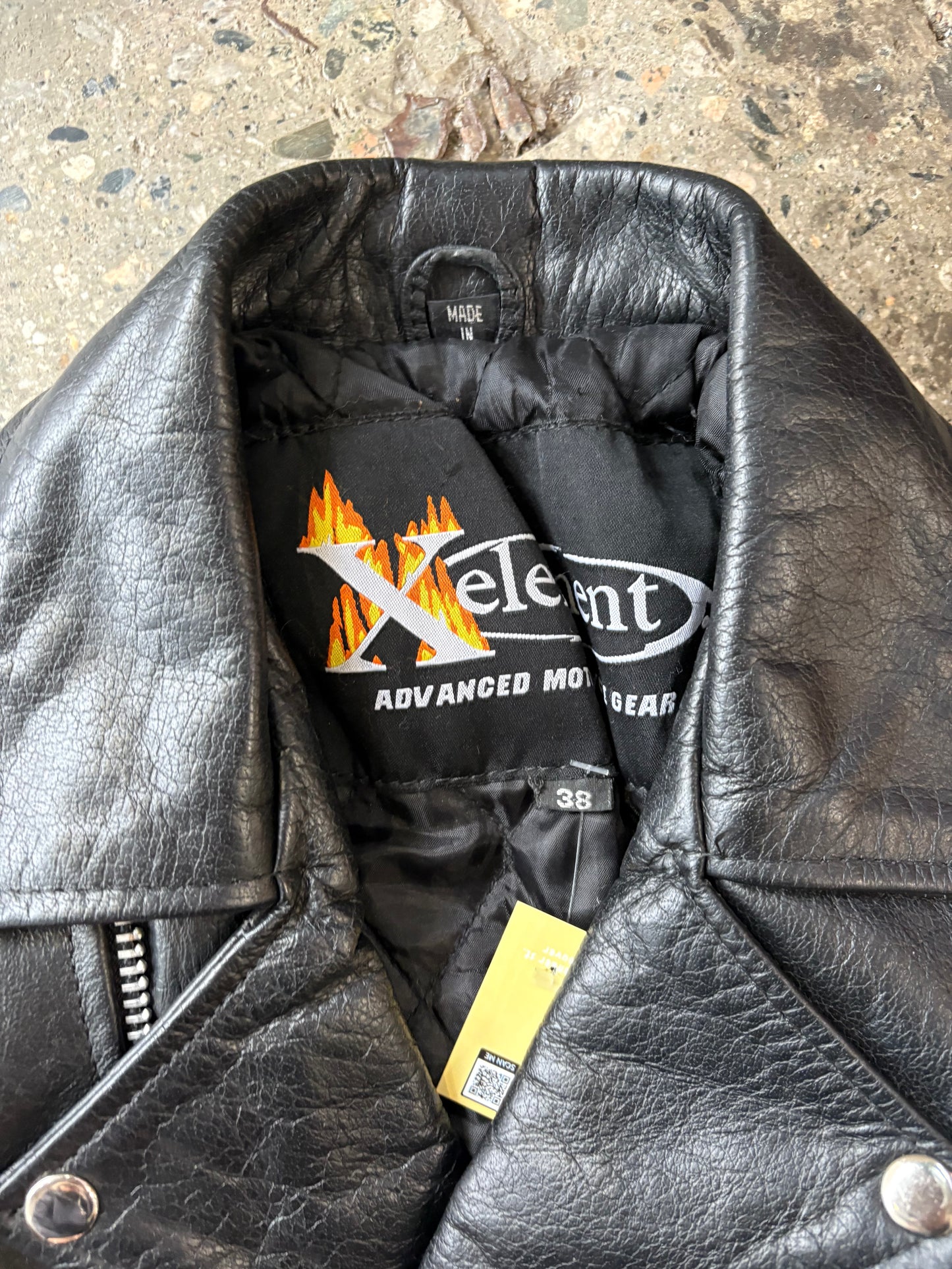 (S) X element Moto Style Leather Cropped