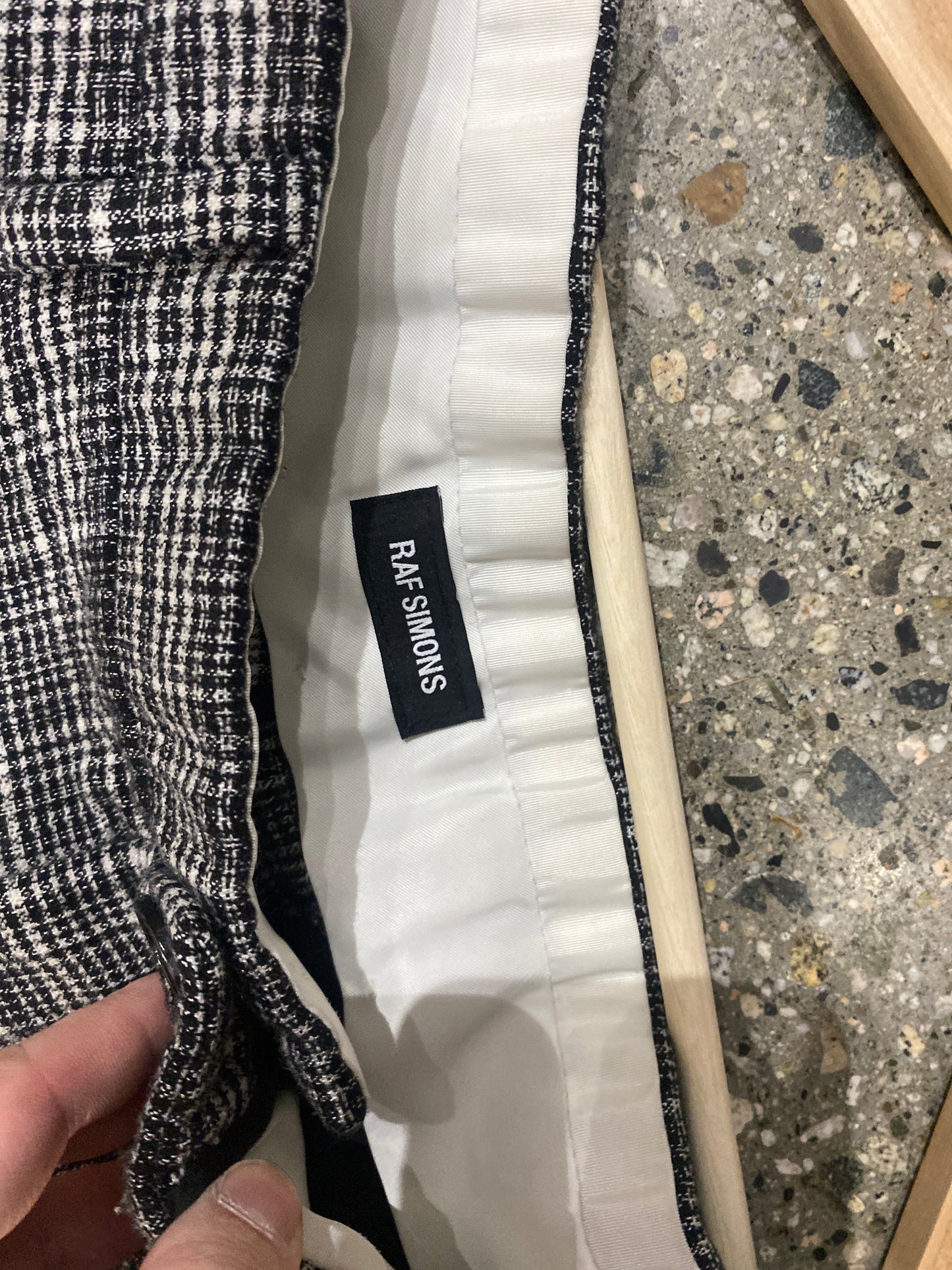 (32”) RAF Simmons Plaid Baggy Pants