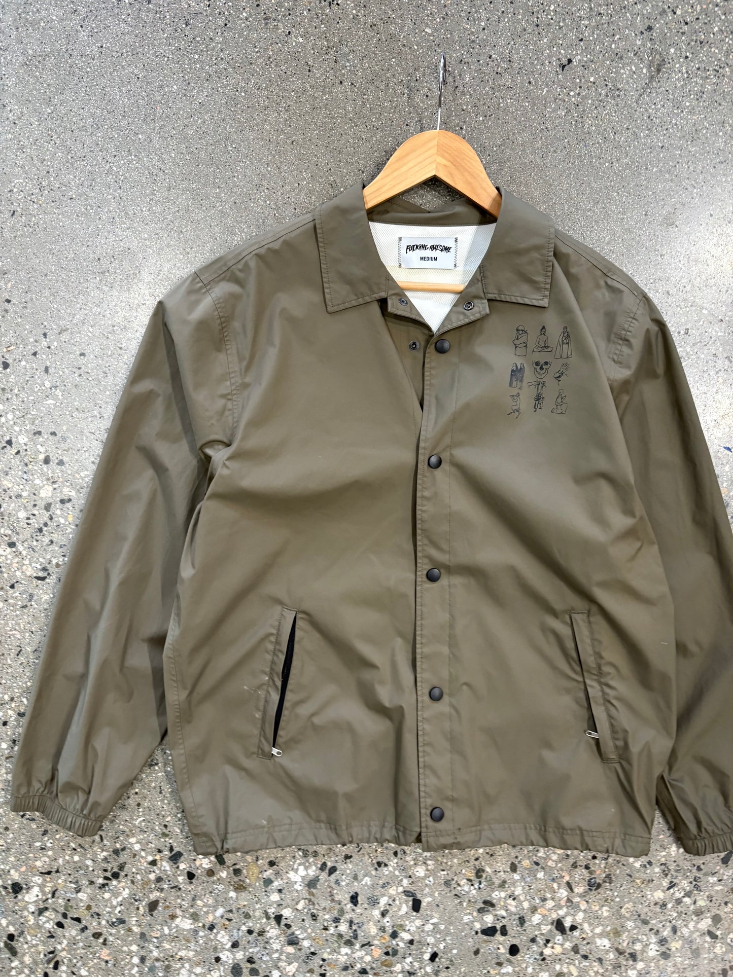 (M) F*cking Awesome Coach Jacket