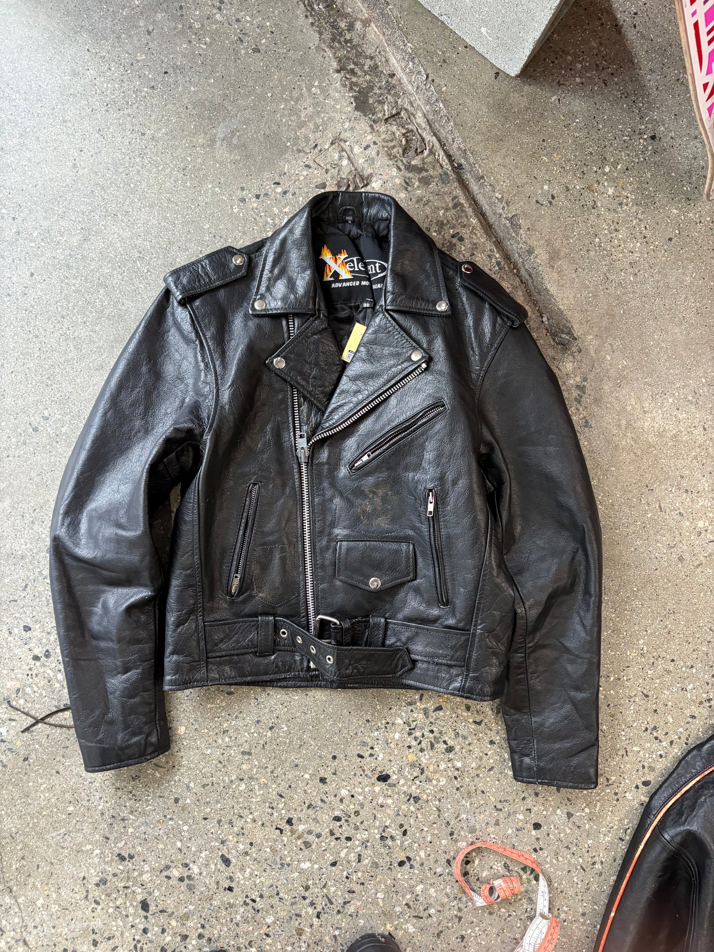 (S) X element Moto Style Leather Cropped