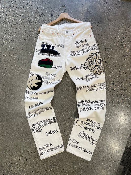 31x32 Stussy Denim Tears Jeans BNWT