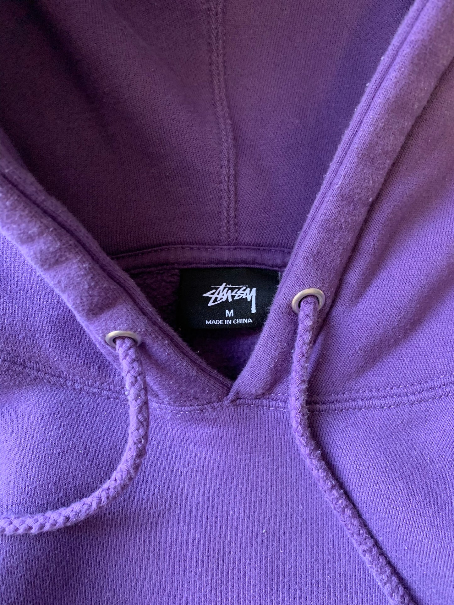 (M/L) Stussy Grape Script Hoodie