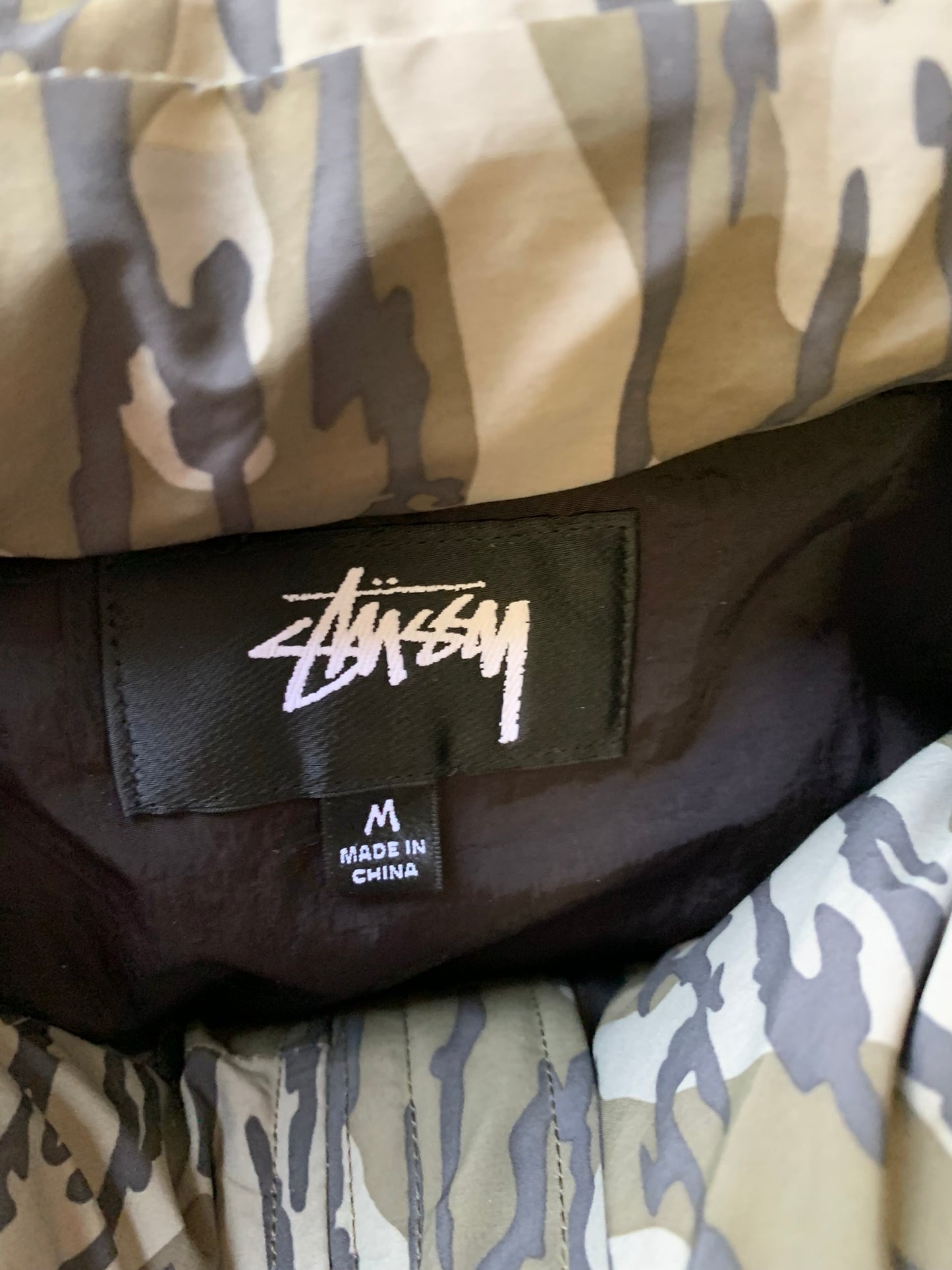 (M/L) Stussy Mossy Oak Bark Puffer Jkt