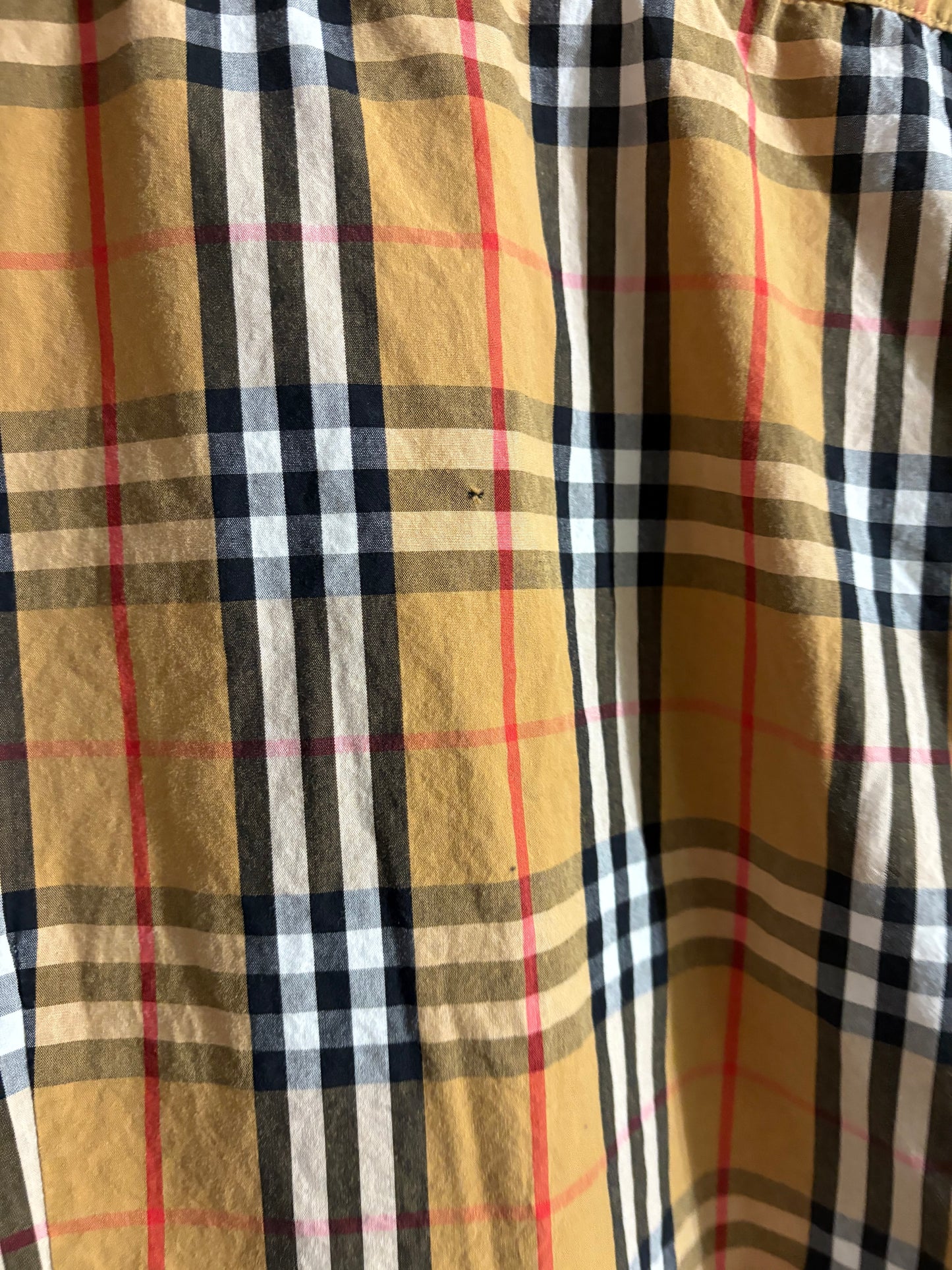 Burberry rainbow Novacheck button up