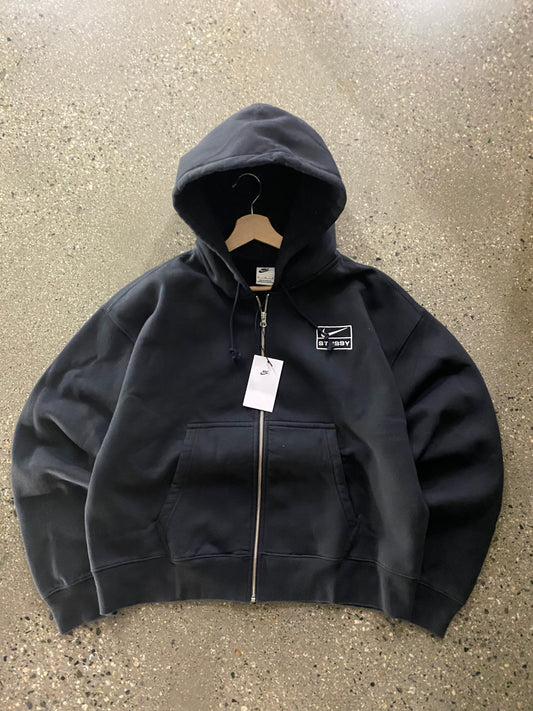 (M) Stussy x Nike Black Zip Hoodie BNWT