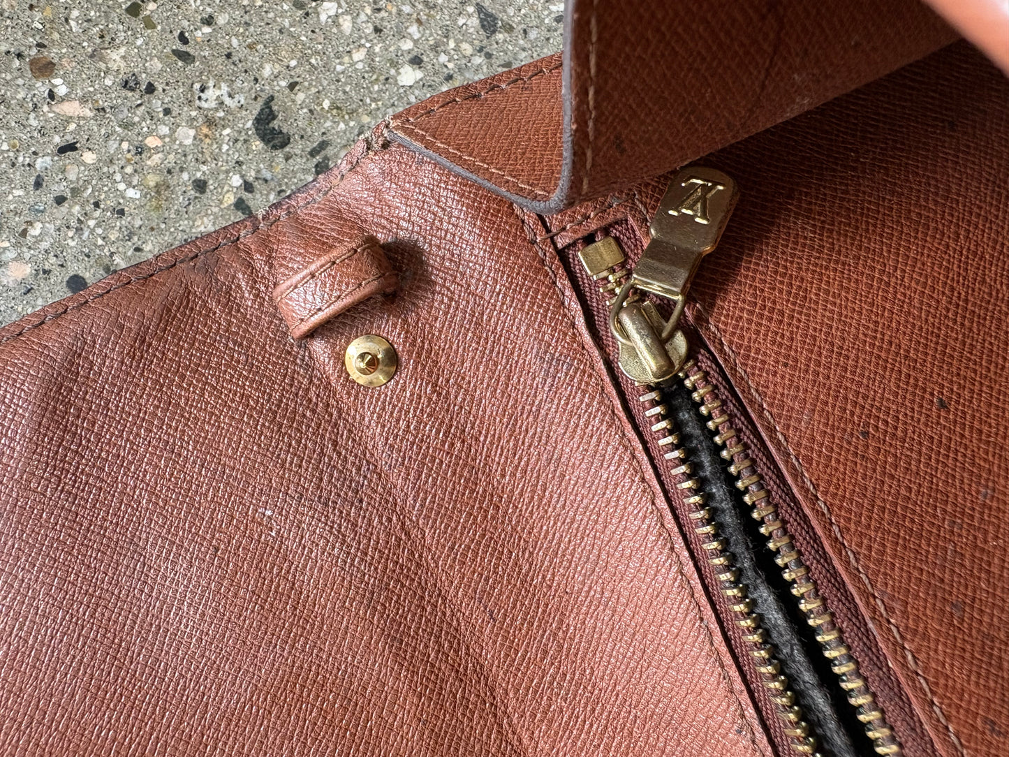 Louis Vuitton Monogram Bordeaux Clutch ( Missing Crossbody Strap )