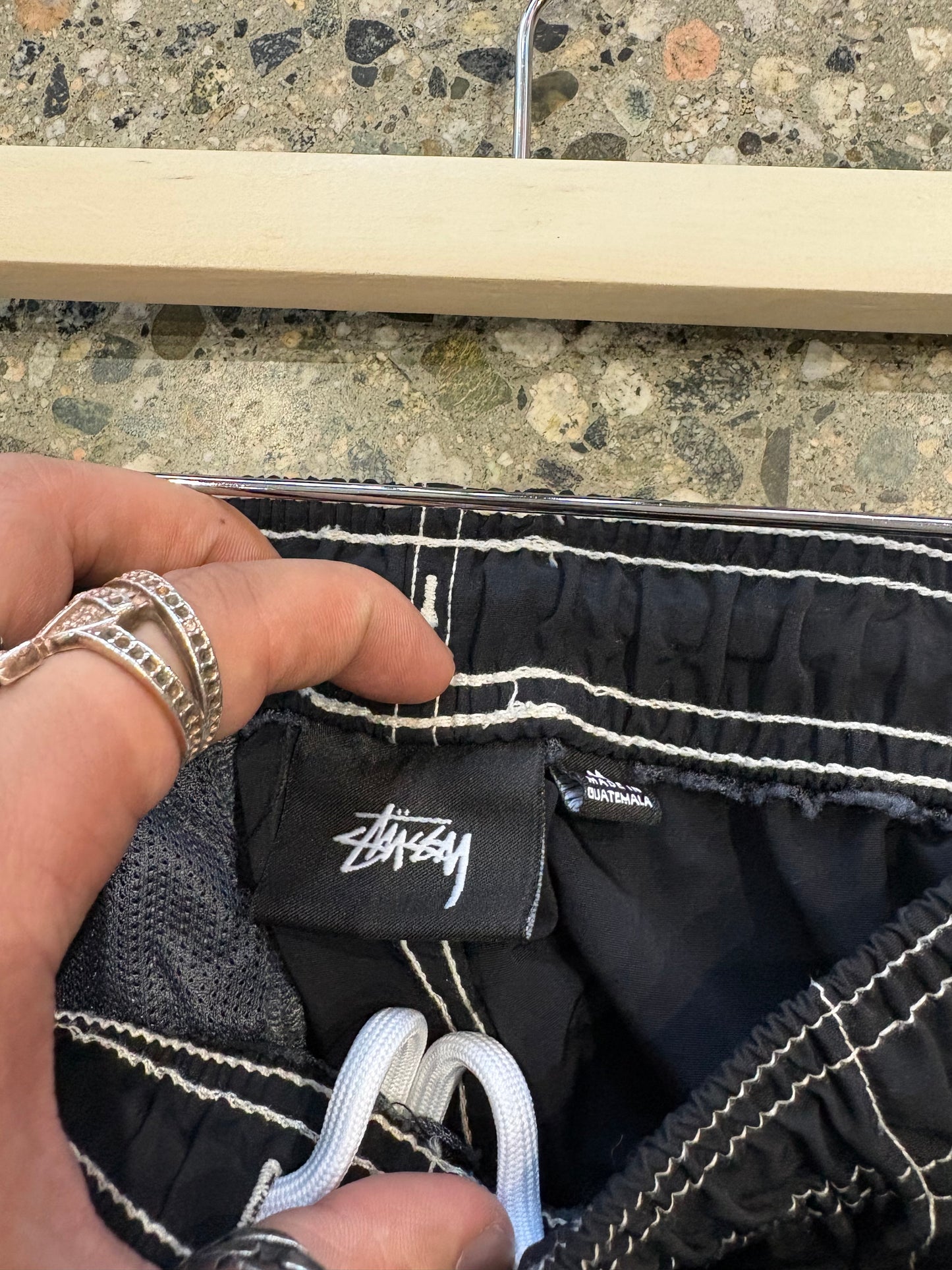 (M) Stussy Sport Script Shorts