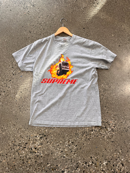 (XL) Supreme Bus on Fire Tee