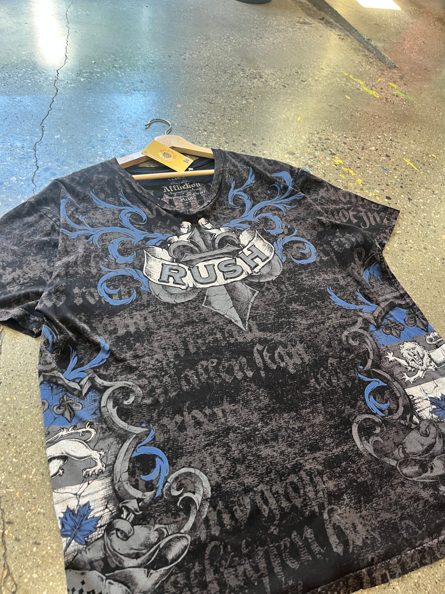(XL) Affliction George St Pierre Rush Tee
