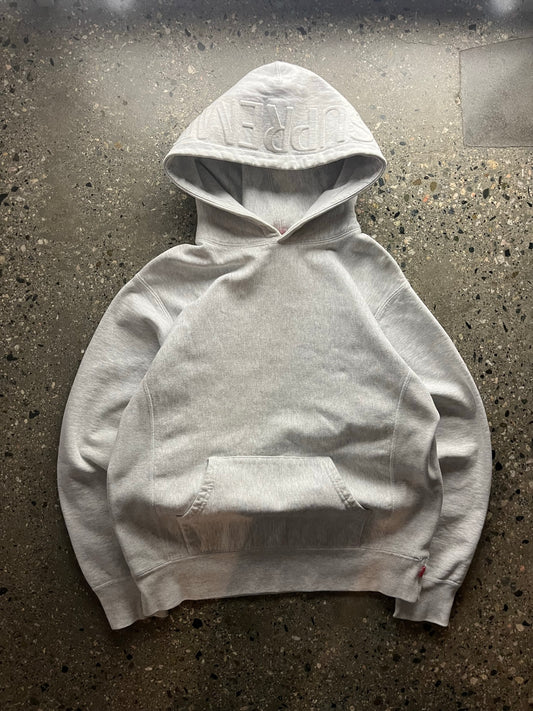 (M) Supreme Arch Hoodie Embossed