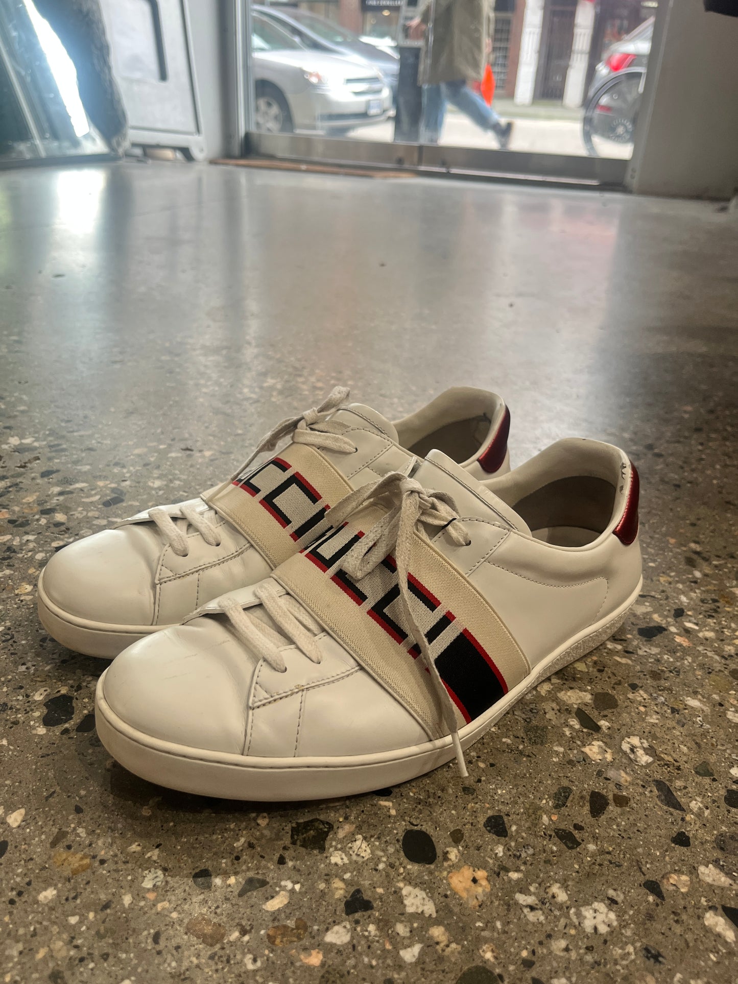(10.5 US) Gucci Ace Stripe Sneakers